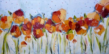 Painting titled "Quite Happy" by Ivy Howard, Original Artwork