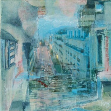 Collages titled "Point de vue 1" by Myriam Bonneau, Original Artwork