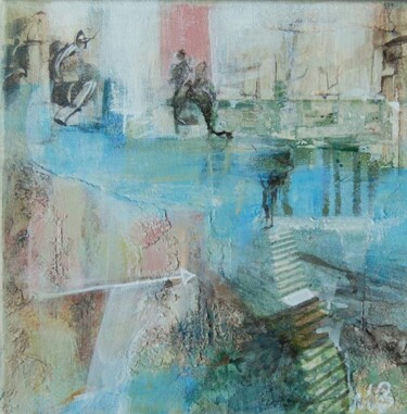 Collages titled "Point de vue 2" by Myriam Bonneau, Original Artwork
