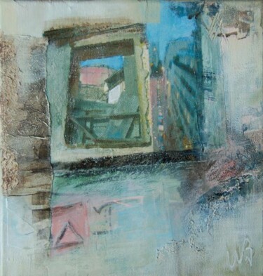 Collages titled "Point de vue 3" by Myriam Bonneau, Original Artwork