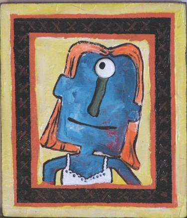 Schilderij getiteld "Tous pareils tous d…" door Wally, Origineel Kunstwerk