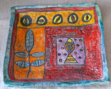Design titled "assiette poisson" by Armelle Colombier, Original Artwork, Ceramics