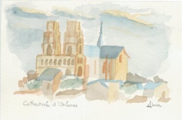 제목이 "0011 Cathedrale d'O…"인 미술작품 Aquarelles-Alain로, 원작, 기름