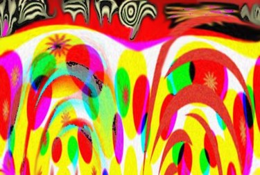 Artes digitais intitulada "Duas Personagens da…" por Cecília Melo E Castro, Obras de arte originais, Óleo