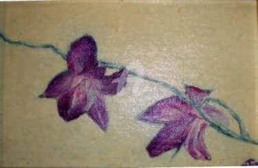Painting titled "Orchids" by Elen Gera, Original Artwork, Oil
