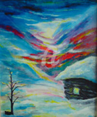 Painting titled "Messiah" by Elen Gera, Original Artwork