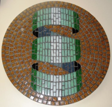 Artesanía titulada "Tampo de Banqueta" por Ricardo Noce Mosaicos, Obra de arte original