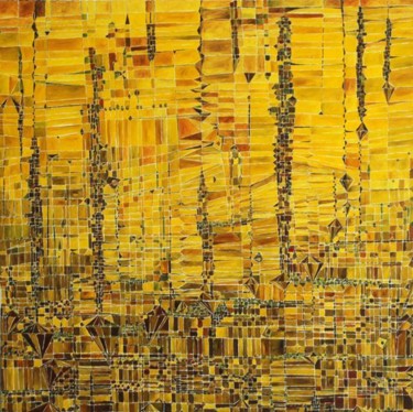Painting titled "Elle fixe mes désirs" by Jose Carlos Sarmento, Original Artwork