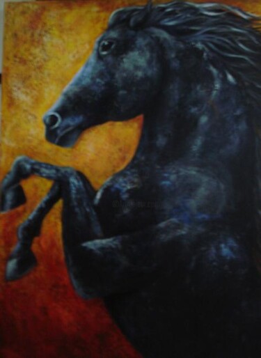 Pintura titulada "THE EXCÁLIBUR" por Daniella Arteaga Vallarino, Obra de arte original, Otro