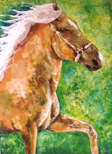 Pintura titulada "PISAGUA" por Daniella Arteaga Vallarino, Obra de arte original, Oleo