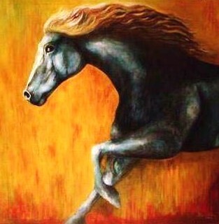 Pintura titulada "AQUILES" por Daniella Arteaga Vallarino, Obra de arte original, Otro