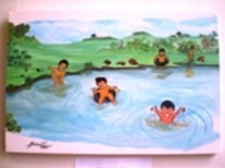 Pintura intitulada "Exposição de Abilio…" por Museu Histórico De Campo Largo, Obras de arte originais