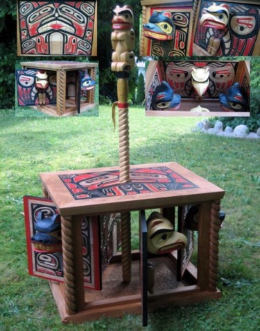 Painting titled "transformation chest" by Pascal A Pelletier, Original Artwork