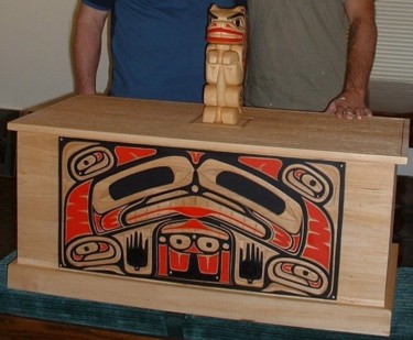 Painting titled "ken s chest" by Pascal A Pelletier, Original Artwork
