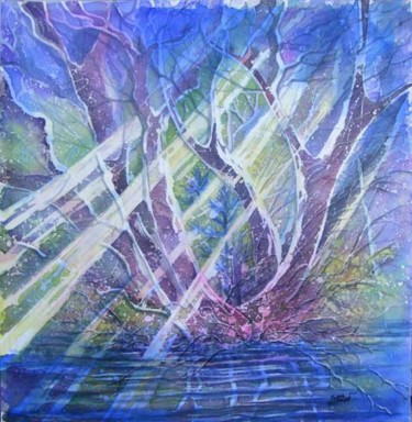 Artesanía titulada "Wood and water" por Julia Zisman, Obra de arte original