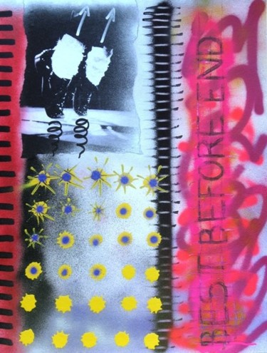 Peinture intitulée "Cross Over MJJ" par Toytoy, Œuvre d'art originale