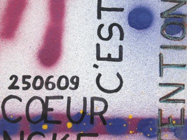 Peinture intitulée "Just In Time Détail" par Toytoy, Œuvre d'art originale