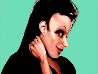 Digital Arts titled "Complicité" by Mendelart, Original Artwork, Digital Painting