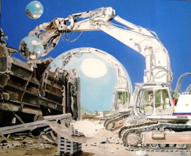 Peinture intitulée "Defirocambullesque" par Manu Surreabulliste, Œuvre d'art originale