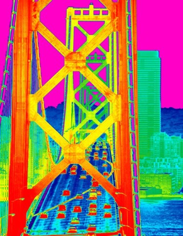 Photography titled "Bay Bridge" by Angelo Di Pietrantonio, Original Artwork