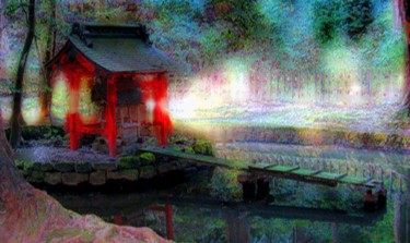 Photography titled "Kyoto Mist" by Angelo Di Pietrantonio, Original Artwork