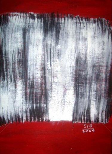 Painting titled "Abstracsion 4" by Sio Montera, Original Artwork, Oil
