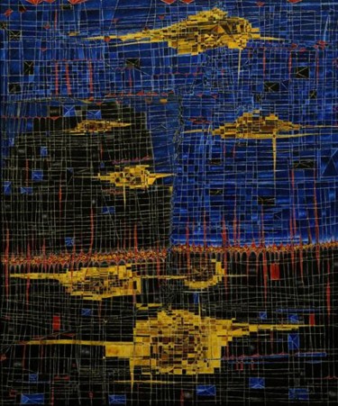 Painting titled "Les Éolides" by Jose Carlos Sarmento, Original Artwork, Oil