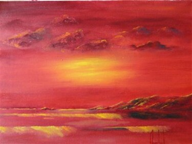 Peinture intitulée "bout du monde" par David Marchal, Œuvre d'art originale, Huile