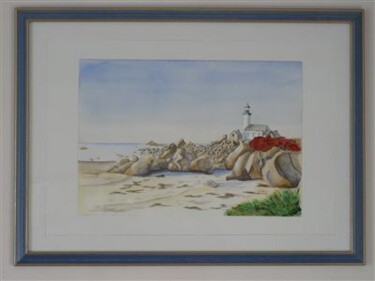 Peinture intitulée "les roches de Brign…" par David Marchal, Œuvre d'art originale, Autre