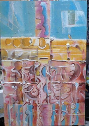 Painting titled "Untitled (in progre…" by Leonardus Aarts, Original Artwork