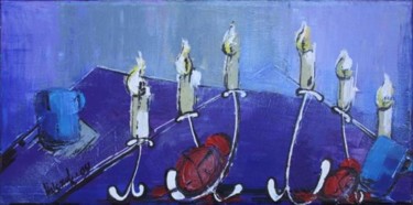 Painting titled "table II" by Marzena Walczuk, Original Artwork