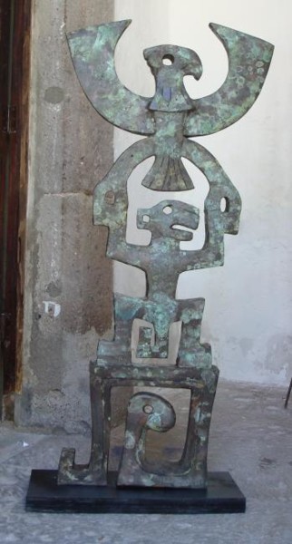 Escultura titulada "Totem" por Maga, Obra de arte original