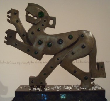 Escultura titulada "Serie Danza de Nahu…" por Maga, Obra de arte original