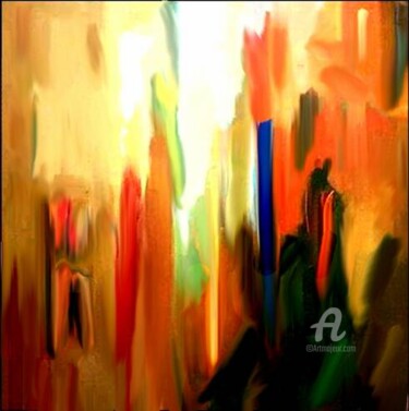 Schilderij getiteld "Callejón de las Ani…" door Nana Tonkin - Obras, Origineel Kunstwerk