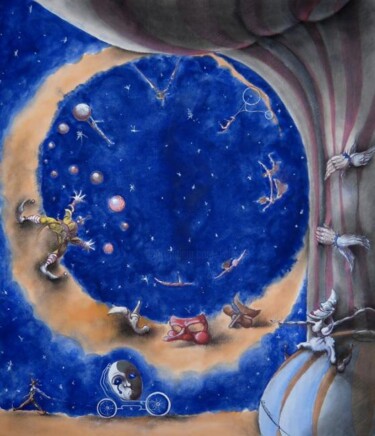 绘画 标题为“''PER UNDICI CANZON…” 由Valerio Scarapazzi, 原创艺术品