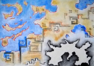 绘画 标题为“''PER UNDICI CANZON…” 由Valerio Scarapazzi, 原创艺术品