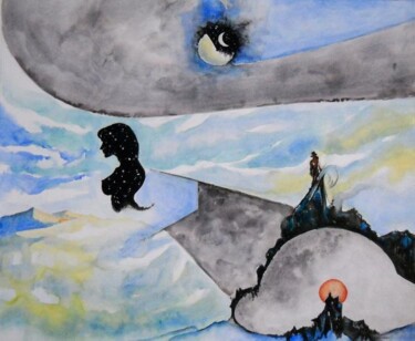 绘画 标题为“''PER UNDICI CANZON…” 由Valerio Scarapazzi, 原创艺术品