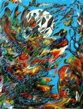 제목이 "Chant tropical au c…"인 미술작품 Charles Carson로, 원작, 기름