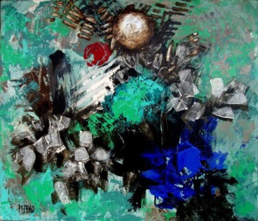 Peinture intitulée "FRENESIE" par Jacqueline Pizano, Œuvre d'art originale, Acrylique