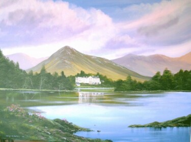 Peinture intitulée "ballinahinch reflec…" par Cathal O Malley, Œuvre d'art originale, Huile