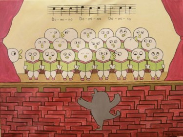 Painting titled "Hyper-Conductor" by Kai-Yu Sun, Original Artwork