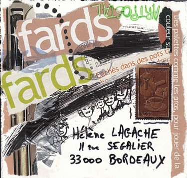 Sculpture intitulée "artpost_phares_fard…" par Anne-Frédérique Ferret, Œuvre d'art originale