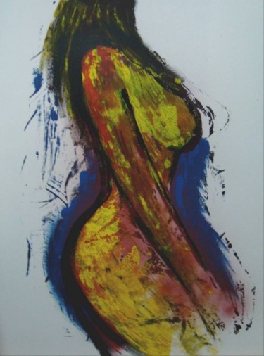 Painting titled "Brandy" by Mendelart, Original Artwork