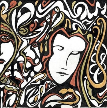 绘画 标题为“ROSSANA” 由Michele Tortorelli, 原创艺术品, 丙烯