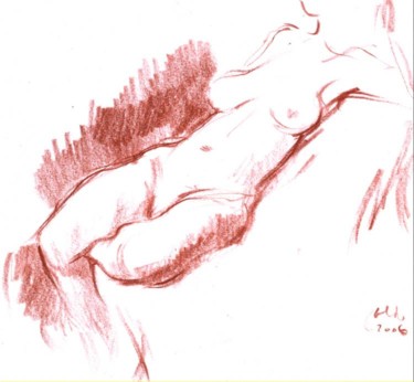 Drawing titled "nu-3.jpg" by Aldo Luiz De Paula Fonseca, Original Artwork