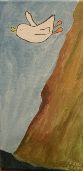Painting titled "La Quebrada" by Kai-Yu Sun, Original Artwork