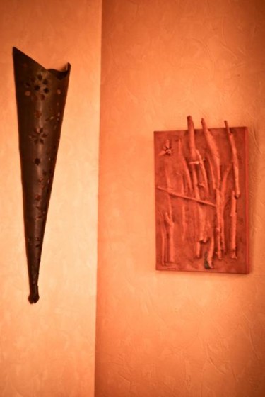 Peinture intitulée "chez LC" par Philippe Camoisson, Œuvre d'art originale