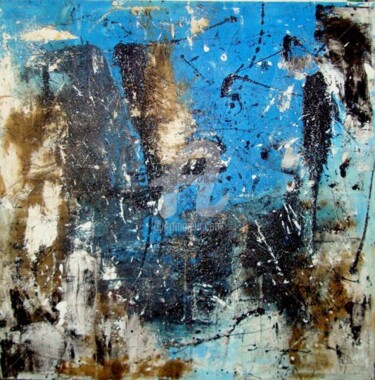Painting titled "Beginnings of Panic" by Sio Montera, Original Artwork, Oil