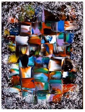 Couleurs en croisade - SOLD by Richelieu Art Gallery 제목이 "Couleurs en croisad…"인 미술작품 Charles Carson로, 원작, 아크릴
