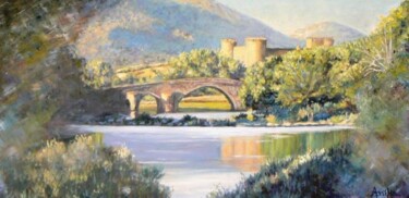 제목이 "Sueño medieval"인 미술작품 Azucena로, 원작, 기름